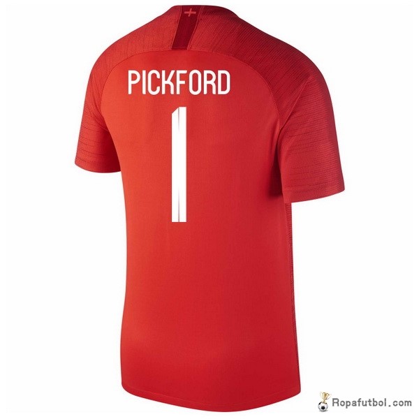 Camiseta Inglaterra Replica Segunda Ropa Pickford 2018 Rojo